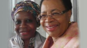 Aishatu Aminu with Mrs Graca Machel: passionate about women entrepreneurship