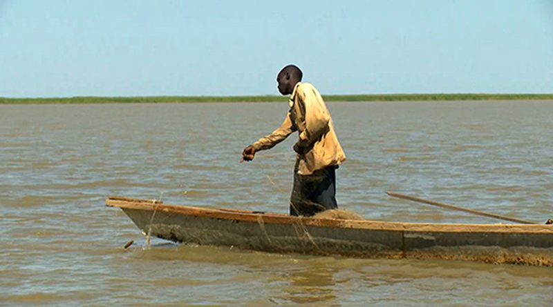 A fisherman fishing on Lake Chad Source: World Bank