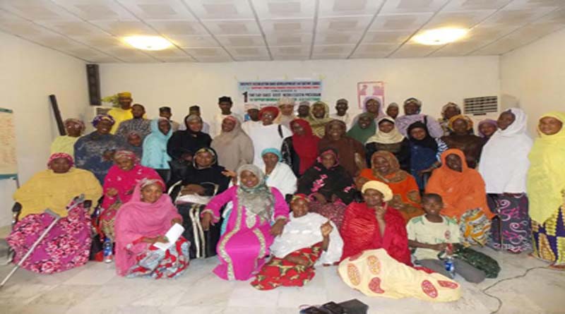 Participants pose for a group photo shortly after the event