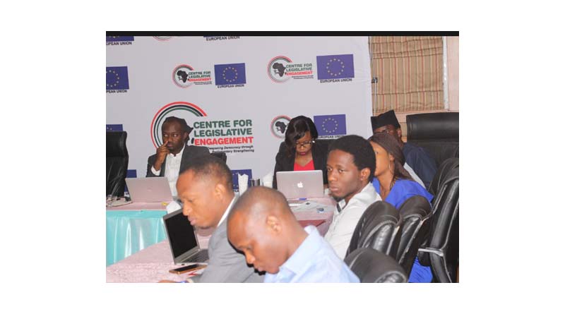 A section of youth participants at the roundtable on YIAGA-CLE's youth-responsive budgeting 