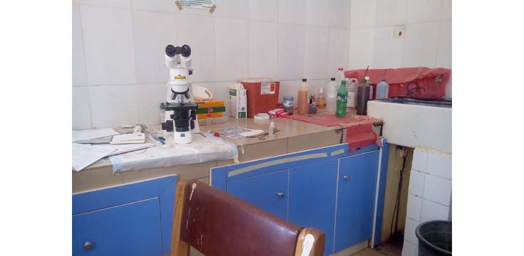 The interior of the renovated laboratory at Jaen Primary Healthcare Centre (PHC) in Gwale LGA of Kano State