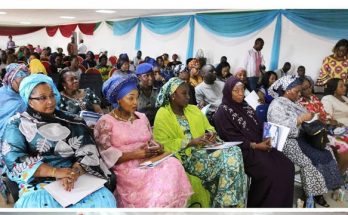 A cross-section of dignataries at the opening ceremony of NFNV Nigerias's maiden Pan African Women Expo held last October in Abuja, Nigeria