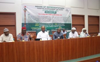 Members of the House Committee on Environment and Habitat during the public hearing on amendment of the Nigeria Biosafety Management Agency (NBMA) Act of 2015
